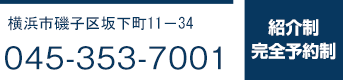 横浜市磯子区坂下町11－34 電話045-353-7001